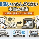 皿洗いがめんどくさい本当の理由｜人類学から解き明かす