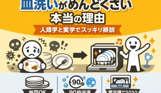 皿洗いがめんどくさい本当の理由｜人類学から解き明かす